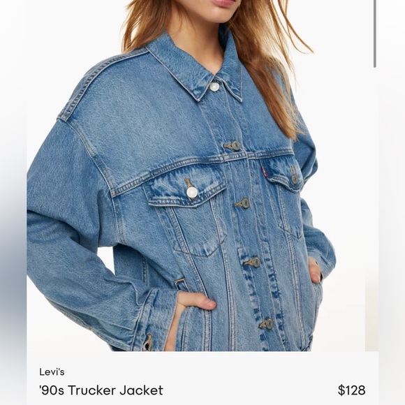 - Aritzia Levi’s 90s Trucker Jacket. Size Small - Picture 2 of 2